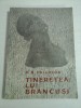 TINERETEA LUI BRANCUSI - V. G. PALEOLOG, Editura Tineretului, Album Arta, 228 pagini + 61 imagini