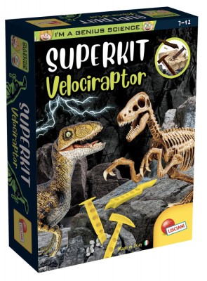 Experimentele micului geniu - Kit paleontologie Velociraptor PlayLearn Toys foto