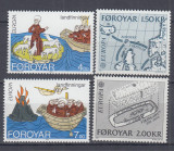 FEROE 1982/1994 EUROPA CEPT SERII MNH, Finlanda, Nestampilat