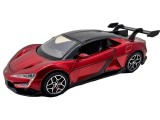 Macheta BYD U9 supercar rosu scara 1:32 replica metal lumini si sunete, usi deschise