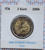 Italia 2 euro 2006 UNC - Winter Olympics - km 246 - cartonas personalizat - E001, Europa