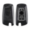 Husa Cheie Auto pentru BMW - 3 Butoane - Keyless Go, kwmobile, Plastic, Negru, 56723.03