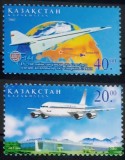 Kazahstan 2002 avioane, aviație , serie 2v neștampilată
