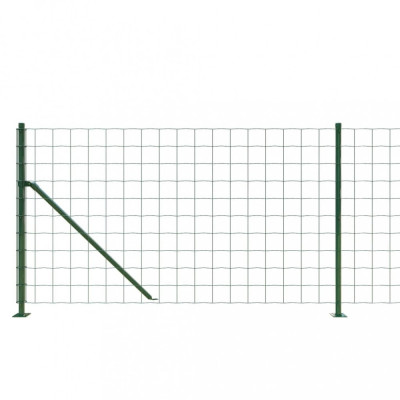 Gard plasa de sarma cu bordura, verde, 1x10 m GartenMobel Dekor foto