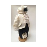 Cumpara ieftin Costum botez print, ivoire - DPH392