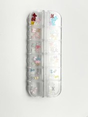 Figurine volumetrice 3D pentru manichiură, set (arcuri translucide)
