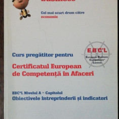 CURS PREGATITOR PENTRU CERTIFICATUL EUROPEAN DE COMPETENTA IN AFACERI -NIVELUL A - DREPT COMERCIAL- EASY BUSINESS