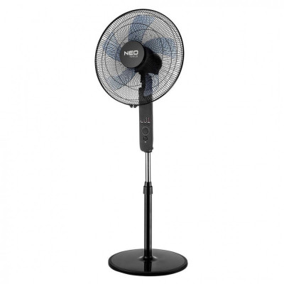 Ventilator cu picior, 45 W, telecomanda, 3 viteze, 40 cm, NEO foto