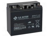 Acumul: plumb-acid 12V 17Ah AGM nu necesită &icirc;ntreţinere