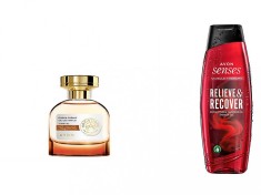 Set 2 buc. Avon: Apa de parfum Artistique Ambre Ardent, 50 ml si Gel de dus Avon Relieve and Recover, 500 ml foto