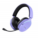 Casti cu microfon Trust GXT 491P Fayzo, USB Wireless/3.5mm jack/Bluetooth (Violet)