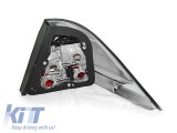 Set de stopuri tuning potrivit pentru Mercedes S-Class W220 1998-2005 cu baza rosie si alba, stanga si dreapta Performance AutoTuning