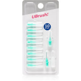 Herbadent UBrush! perii de rezerva interdentare 0,9 mm Green 10 buc