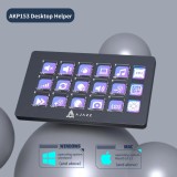 AJAZZ AKP153E Stream Deck cu ecran LCD &ndash; Consolă macro Type‑C cu 15 taste personalizabile, pentru OBS/YouTube/Twitch