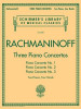 Three Piano Concertos: Nos. 1, 2, and 3: Schirmer&#039;s Library of Musical Classics, Vol. 2087 2 Pianos, 4 Hands