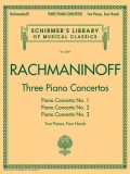 Three Piano Concertos: Nos. 1, 2, and 3: Schirmer&#039;s Library of Musical Classics, Vol. 2087 2 Pianos, 4 Hands