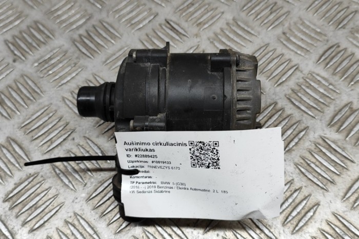 Pompa de apa auxiliara BMW 5 G30 2019 OEM: 8638237,0392024063 22889425
