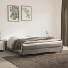 VidaXL Cadru de pat fără saltea, gri deschis, 180x200 cm, catifea 3120784