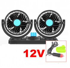 Ventilator auto dublu 12V Cod:8038 Automotive TrustedCars foto