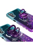 Carcasă pentru Samsung Galaxy A14 5G, [Silverback] carcasă de telefon mobil cu sclipici pentru fete cu suport inel, husă de protecție din silicon lich