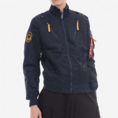 Alpha Industries geacă Falcon II 156109 07 bărbați, culoarea bleumarin, de tranziție 156109.07-navy