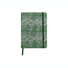 Notebook coperta moale piele A5 144 pagini Clairefontaine Celeste Silver