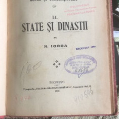 STATE SI DINASTII - NICOLAE IORGA