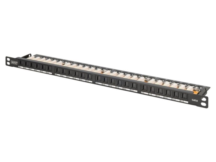 Patch panel RACK Cat 6, 24 porturi