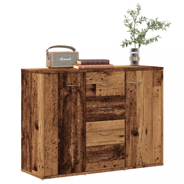 Gossi dulap, lemn invechit, 88x30x64 cm, lemn prelucrat