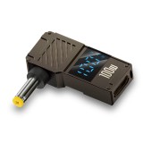 Adaptor pentru laptop DC la Type-C 100W Asteroid GSM LaptopPlugX A22, gri