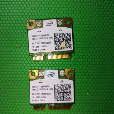 Placa de retea wlan mini PCIe half Intel Wifi Link 1000 300mbps 802.11b/g/n