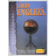 LIMBA ENGLEZA , MANUAL PENTRU CLASA A IX - A , L1 SI L2 de ELENA CROITORU ... CARMEN VELICA , 2001