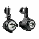 Kit proiectoare auxiliare LED pentru ceata moto Fog-X2, 12V, 30W