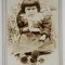 FOTOGRAF KARL HAUSER , REISACH , FETITA PE SCAUNEL , FOTOGRAFIE C.D.V. , CCA. 1900