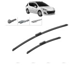 Cumpara ieftin Set 2 Stergatoare PEUGEOT 207 SW Estate Van (WK) 2007-2012, pentru parbriz, Bosch Aerotwin Multi