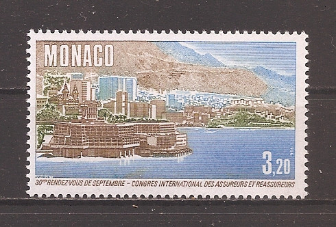 Monaco 1986 - Al 30-lea Congres Internațional al Asigurărilor, MNH