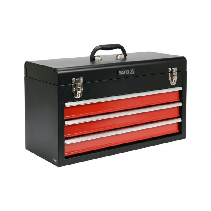Cutie de scula metalica, 3 SERTARE Yato YT-08873