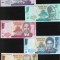 Set Malawi 20 + 50 + 100 + 200 + 500 kwacha unc-aunc