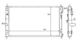 Radiator racire motor Chrysler Sebring (Js); Dodge Avenger, Caliber; Jeep Compass (Mk49), Patriot (Mk74)