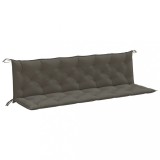 Cumpara ieftin Perna banca de gradina 2buc melanj gri inchis 200x50x7cm textil