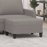 VidaXL Taburet, gri taupe, 70x55x41 cm, material textil