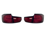 Set stopuri, lampa spate BMW Seria 3 (F30), 01.2012-2015, partea stanga, dynamic indicator; LED; rosu, transparent; TUNING,