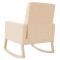 Scaun balansoar, crem, material textil - 4