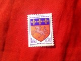 Serie 1 valoare Franta 1966 - Emblema