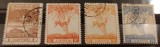 GRECIA-Timbre uzuale din emisiunea de război &bdquo;Campania din 1912&rdquo; (Grecia / Hellas, 1913)