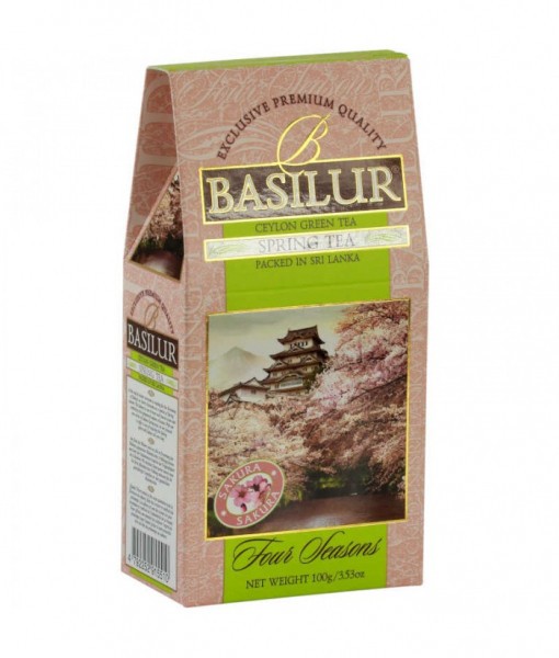 Basilur Spring Tea Ceai verde Refill, 100 g