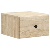 vidaXL Dulap de noapte suspendat Stejar Sonoma 34,5 x 33 x 20 cm 899109