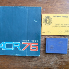 Lot 5 produse ACR, monografie, carnet de bord, agenda,.... / R6P3F