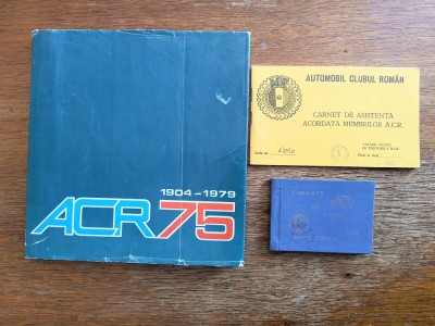 Lot 5 produse ACR, monografie, carnet de bord, agenda,.... / R6P3F foto