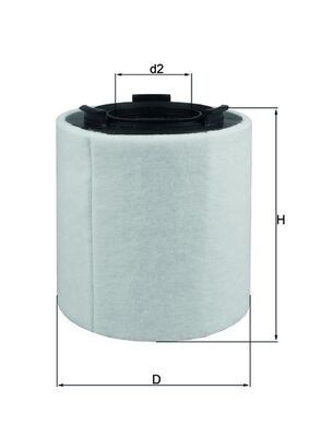 MAHLE LX 2831 Filtru aer foto